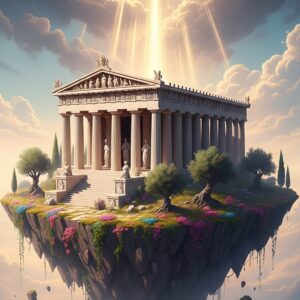 Greek Temple on the Island