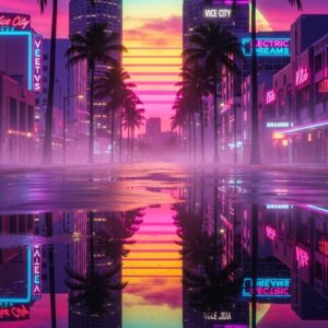 Miami Vice at Dusk