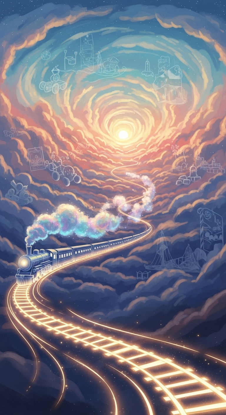 Train Through the Clouds