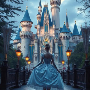 Princess in Front of her Castle